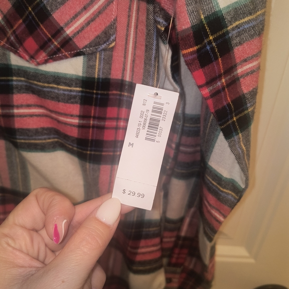 Plaid Button-Up Shirt - Picture 2 of 3